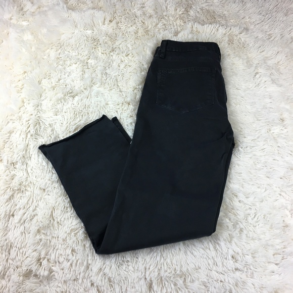 PAIGE Pants - Paige Charlie Roll Up Straight Leg Charcoal Pants